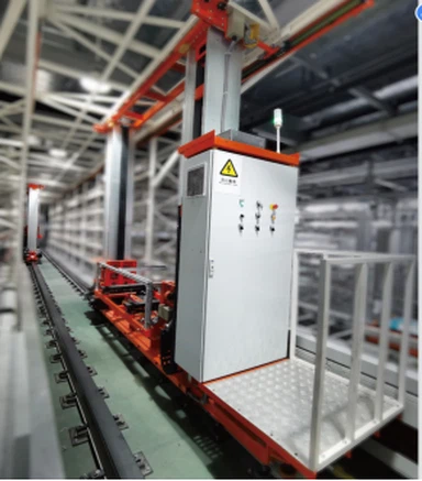 Almacén Tridimensional Automático con Contenedores de Material