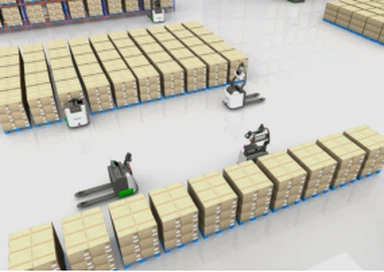 AGV para manipulación de palets